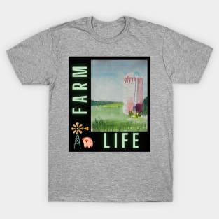 Farm Life & Silo v5 T-Shirt